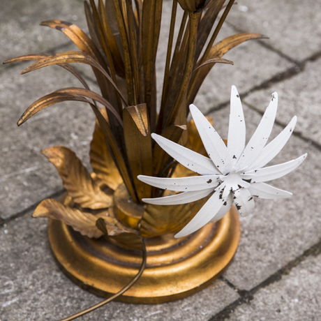 Bicolor_Jet_Set_Style_Flower_Leuchte_gold_weis