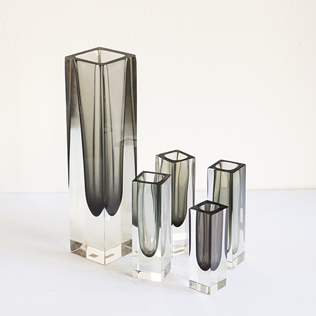 Flavio-Poli-Murano-Sommerso-vase-grau - 6 Flavio-Poli-Murano-Sommerso-vase-grau