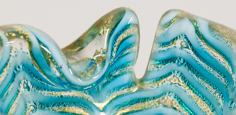 Carlo-Scarpa-Murano-schuessel-aschenbecher-gruen-gelb