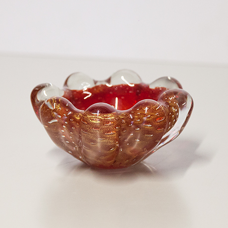 Barovier-Pulegoso-Murano-schuessel-rot-glas - 9 Barovier-Pulegoso-Murano-schuessel-rot-glas