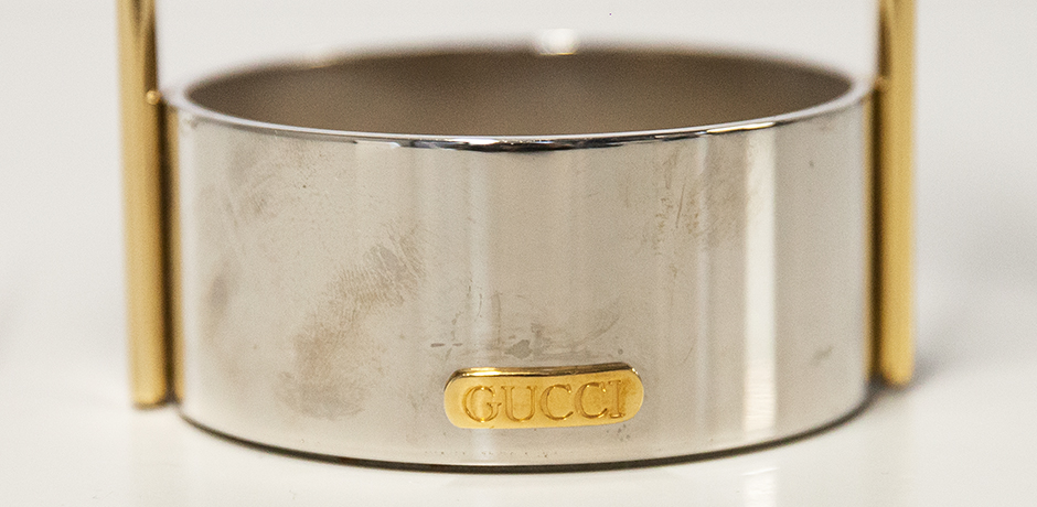 Gucci-bottle-holder-silver-italy
