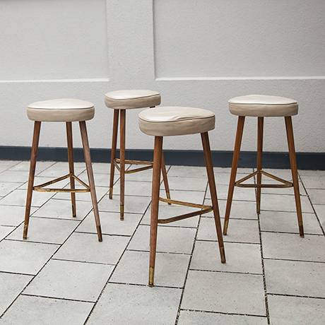 bar-stool-tripod-leather-grey-vintage
