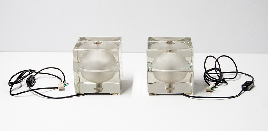 Alessandro-Mendini-Cubosfera-Vetraria-table-lamp-glass