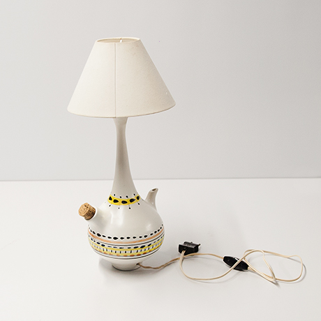 Capron-Vallauris-table-lamp-ceramic-art