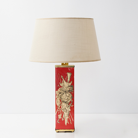 Piero-Fornasetti-table-lamp-red-vintage - 4 Piero-Fornasetti-table-lamp-red-vintage