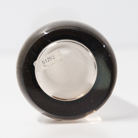 Seguso-Murano-vase-grau-vintage