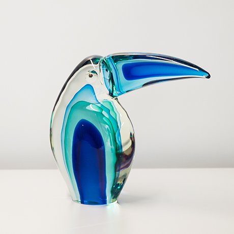 Stefano-Toso-Seguso-Murano-Tukan-glas - 3 Stefano-Toso-Seguso-Murano-Tukan-glas
