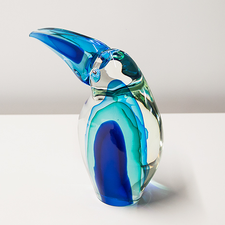Stefano-Toso-Seguso-Murano-toucan-blue - 4 Stefano-Toso-Seguso-Murano-toucan-blue