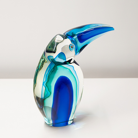 Stefano-Toso-Seguso-Murano-Tukan-blau - 5 Stefano-Toso-Seguso-Murano-Tukan-blau