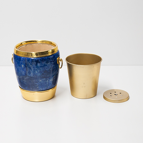 Aldo-Tura-Macabo-ice-bucket-blue-vintage - 4 Aldo-Tura-Macabo-ice-bucket-blue-vintage