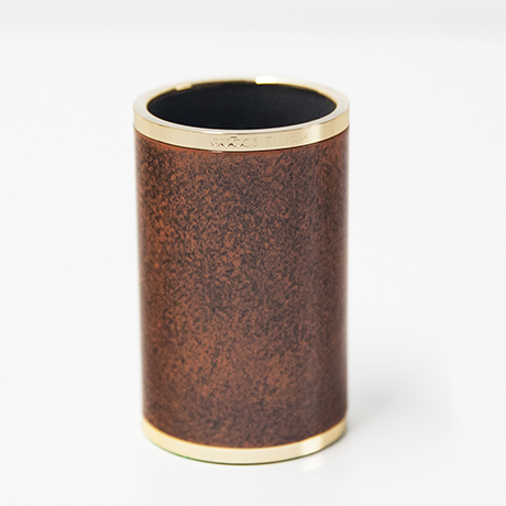 Gucci-pen-holder-brown-brass - 4 Gucci-pen-holder-brown-brass