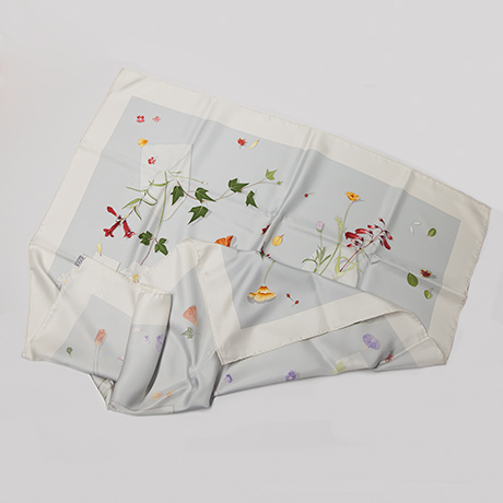 Hermès-scarf-silk-Des-Fleurs-pour-le-dire-Leigh-P-Cooke - 7 Hermès-scarf-silk-Des-Fleurs-pour-le-dire-Leigh-P-Cooke
