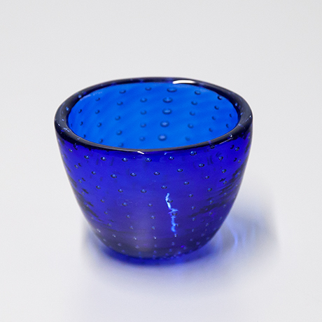 Murano-Venini-glas-schuessel-blau - 3 Murano-Venini-glas-schuessel-blau