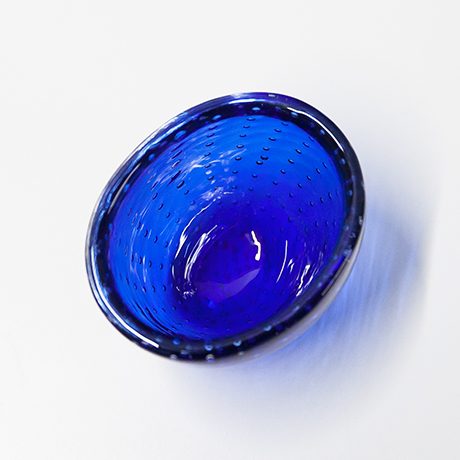 Murano-Venini-glass-bowl-blue-oval - 6 Murano-Venini-glass-bowl-blue-oval