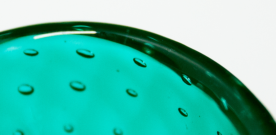 Murano-Venini-Pulegoso-glass-bowl-green-oval - 10 Murano-Venini-Pulegoso-glass-bowl-green-oval
