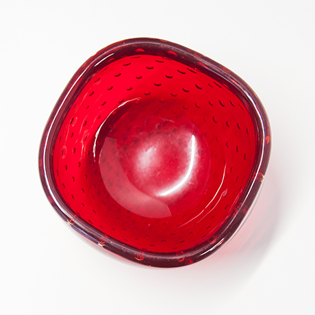 Murano-Venini-glas-schuessel-rot - 5 Murano-Venini-glas-schuessel-rot