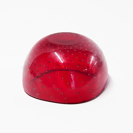 Murano-Venini-glas-schuessel-rot - 6 Murano-Venini-glas-schuessel-rot