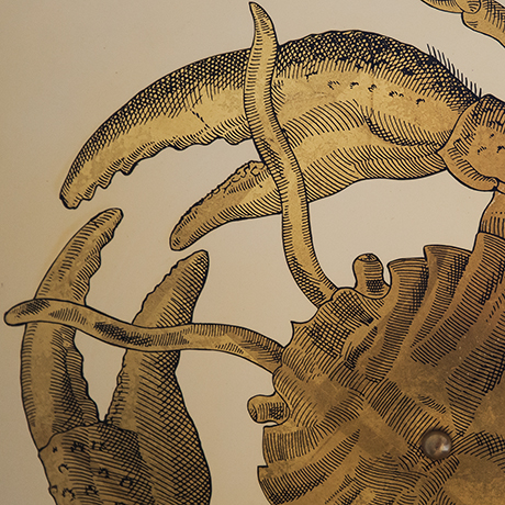 Piero-Fornasetti-zodiac-Pendelleuchte-krebs