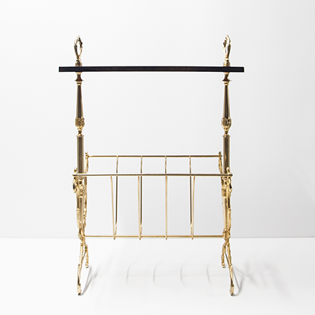 Aldo-Tura-zeitschriftenstaender-braun-vintage