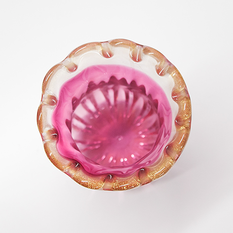 Barovier-Toso-Murano-vase-pink-glass - 4 Barovier-Toso-Murano-vase-pink-glass