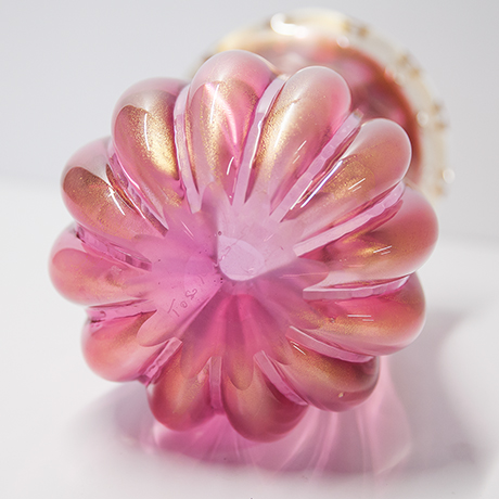 Barovier-Toso-Murano-vase-pink-golden - 7 Barovier-Toso-Murano-vase-pink-golden