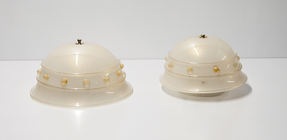 Barovier-Toso-Murano-ceiling-lamp-glass-golden - 8 Barovier-Toso-Murano-ceiling-lamp-glass-golden