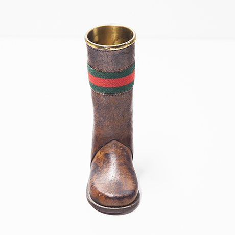 Gucci-boot-pen-holder-leather-brown - 4 Gucci-boot-pen-holder-leather-brown