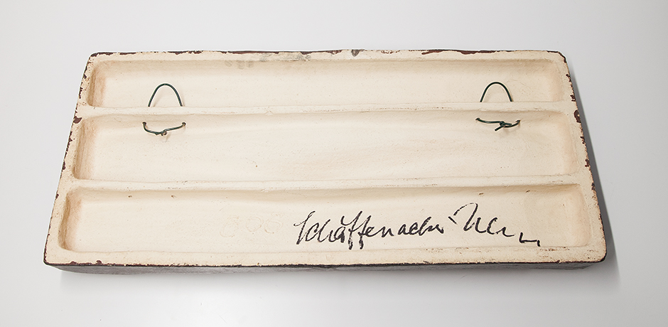 Helmut-Schaeffenacker-ceramic-Brown-Wall-Relief-signed - 10 Helmut-Schaeffenacker-ceramic-Brown-Wall-Relief-signed