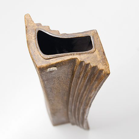 Helmut-Schaeffenacker-ceramic-floor-vase-brown - 7 Helmut-Schaeffenacker-ceramic-floor-vase-brown