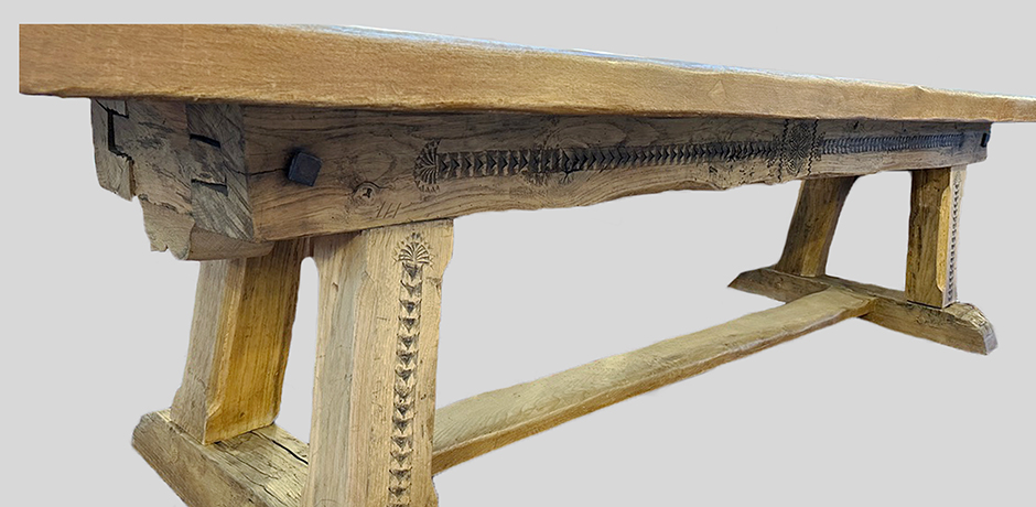 Refectory-dining-Table-Antique-france