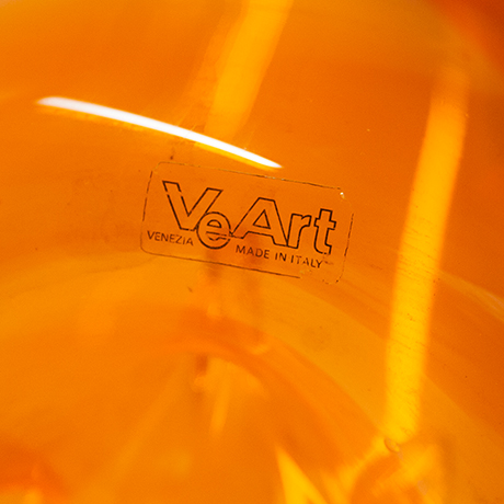Toni-Zuccheri-orti-veart-vase-orange-signed