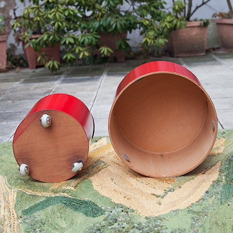 Verner-Panton-tisch-hocker-stuhl-rot-stapelbar