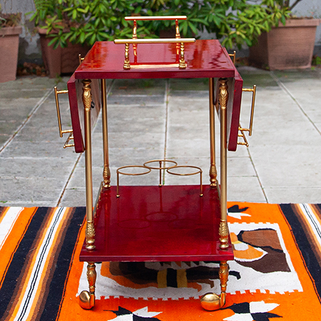 Aldo-Tura-barwagen-rot-flaschenhalter