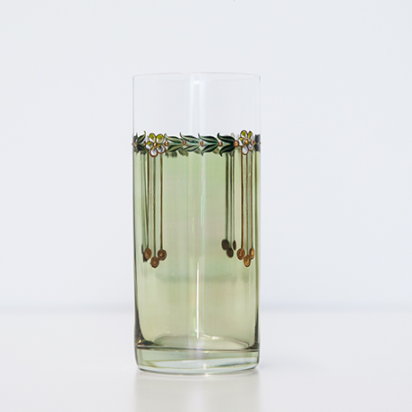 Jugendstil-Trinkglaeser-Blaetter-vintage