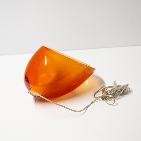 Barbara-Sordina-Nina-table-lamp-orange-satin