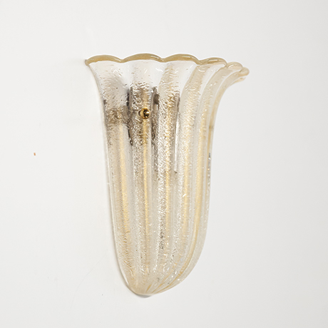 Barovier-Toso-Foglio-Doro-wall-light-golden