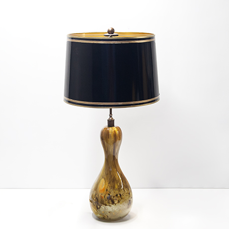 Barovier-Aborigeneo-tischlampe-gruen-gelb