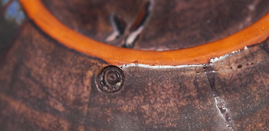 Beate-Kuhn-Keramikvase-braun-rund