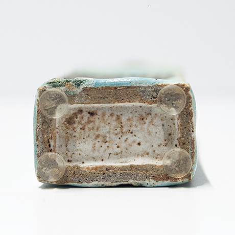 Bruno-Gambone-Green-Black-Ceramic-Vase-signed