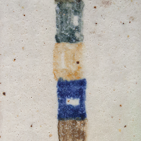 Bruno-Gambone-Stoneware-Vase-cream-color-stripe