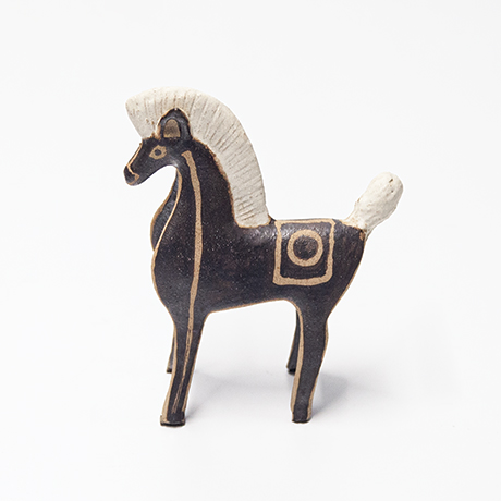 Bruno-Gambone-ceramic-horse-Stoneware-brown