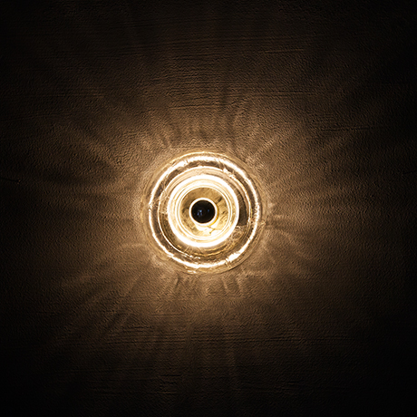 Doria-Leuchten-Donut-Wandleuchte-Murano