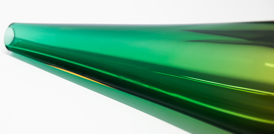 Flavio-Poli-Murano-vase-gruen-gelb