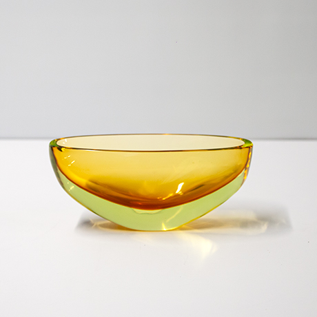 Flavio-Poli-Seguso-Sommerso-Murano-bowl-yellow