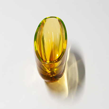 Flavio-Poli-Seguso-Sommerso-Murano-schuessel-gelb-glas