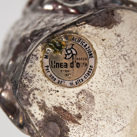 Franco-Lapini-elephant-wine-cooler-silver-marked