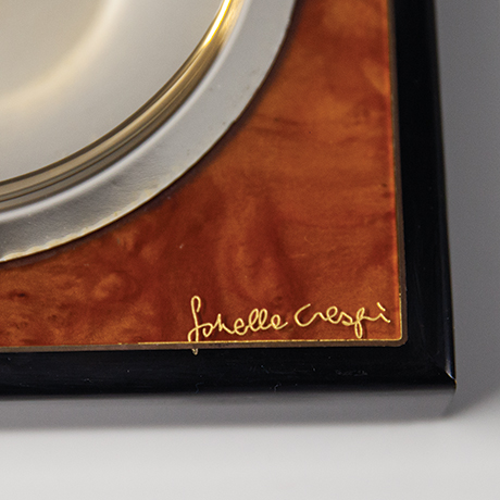 Gabriella-Crespi-ashtray-wooden-signed