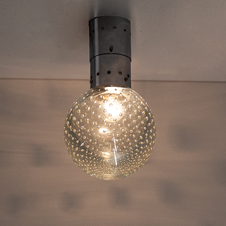 Gino-Sarfatti-Arteluce-Pendelleuchte-Seguso-Murano