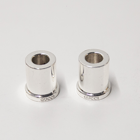 Gucci-Kartenhalter-Speisenkartenhalter-Serviettenhalter-silber