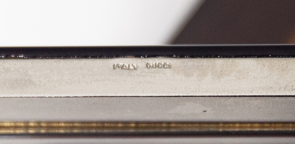 Gucci-picture-frame-silver-horseshoe-signed